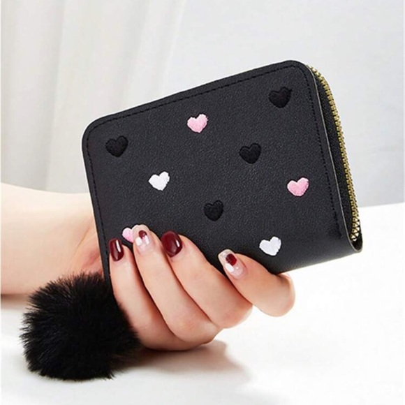 Handbags - ⚠️Clearance Black Heart Fashion Wallet With Tassel